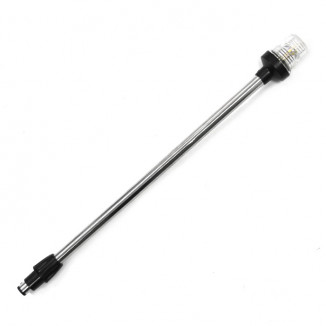 Огонь круговой светодиодный на стойке 600 мм, нержавеющая сталь Огонь круговой светодиодный на стойке 600 мм, нержавеющая сталь