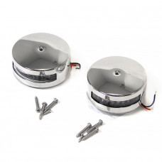 Огни бортовые светодиодные 76х33 мм, нержавеющая сталь Огни бортовые светодиодные 76х33 мм, нержавеющая сталь