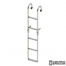 Трап складной с горизонтальным креплением, 5 серых ступени (ширина 220 мм.) Трап складной с горизонтальным креплением, 5 серых ступени (ширина 220 мм.)