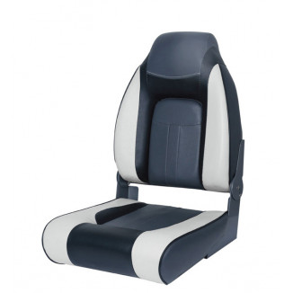 Сиденье мягкое складное Premium Designer High Back Seat, серо-чёрное Сиденье мягкое складное Premium Designer High Back Seat, серо-чёрное
