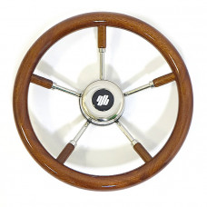 Колесо рулевое V.66 сталь, красное дерево Колесо рулевое V.66 сталь, красное дерево