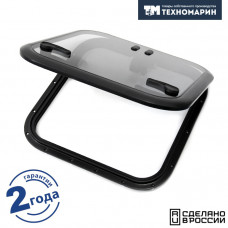 Люк палубный распашной Альбатрос 550х550 (черное исполнение) (уц) Люк палубный распашной Альбатрос 550х550 (черное исполнение) (уц)