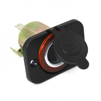 Гнездо прикуривателя прямоугольное NEKEKE, тыльная панель