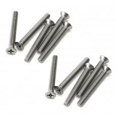 Винт потайной головкой DIN 965 M6x50 A2 10шт Винт потайной головкой DIN 965 M6x50 A2 10шт