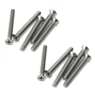 Винт потайной головкой DIN 965 M6x50 A2 10шт