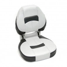 Сиденье мягкое складное Pro Angler Ergonomic Boat Seat, серо-чёрное Сиденье мягкое складное Pro Angler Ergonomic Boat Seat, серо-чёрное