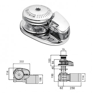 Лебедка якорная "X2" без барабана, 1000Вт, 12В, цепь 6мм Лебедка якорная "X2" без барабана, 1000Вт, 12В, цепь 6мм