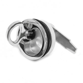 Ручка потайная с поворотным замком SUNFINE, 60 мм