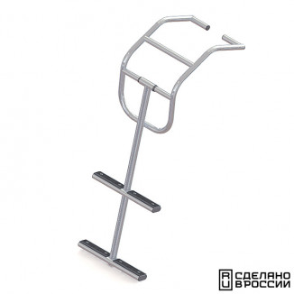 Трап дайверский для надувных лодок, 2 серых ступени (ширина 360 мм.)