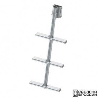 Трап дайверский быстросъемный, 3 белых ступени (ширина 350мм.)