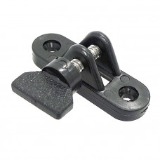 Кронштейн рамы тента палубный черный пластик с пласт.винтом Кронштейн рамы тента палубный черный пластик с пласт.винтом