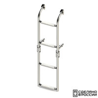 Трап складной с вертикальным креплением, 4 белых ступени (ширина 220 мм.) Трап складной с вертикальным креплением, 4 белых ступени (ширина 220 мм.)