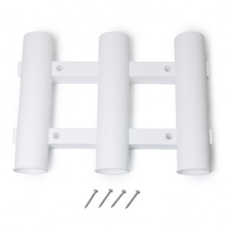 Держатель спиннинга SUNFINE тройной 50мм, белый пластик