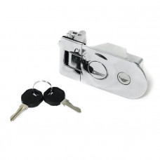 Фиксатор кнопочный врезной SUNFINE 110x50x45мм, хромированный цинковый сплав Фиксатор кнопочный врезной SUNFINE 110x50x45мм, хромированный цинковый сплав