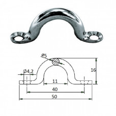 Обушок 5х50мм сталь Обушок 5х50мм сталь