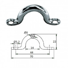 Обушок 6х57мм сталь Обушок 6х57мм сталь