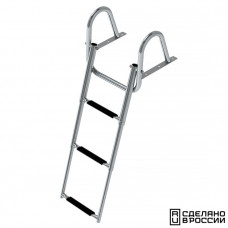 Трап телескопический с поручнем, 3 черных ступени (ширина 350 мм.) Трап телескопический с поручнем, 3 черных ступени (ширина 350 мм.)