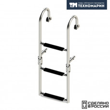 Трап складной с горизонтальным креплением, 3 черных ступени (ширина 270 мм.) Трап складной с горизонтальным креплением, 3 черных ступени (ширина 270 мм.)