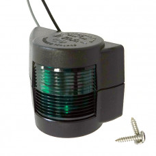 Огонь бортовой зеленый 55х86х46 мм черный корпус Огонь бортовой зеленый 55х86х46 мм черный корпус