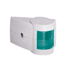 Огонь бортовой зеленый 55х86х46 мм белый корпус Огонь бортовой зеленый 55х86х46 мм белый корпус