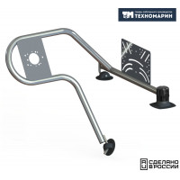 Стойка рулевая с креплением на баллон надувной лодки 32мм быстросъемная Стойка рулевая с креплением на баллон надувной лодки 32мм быстросъемная