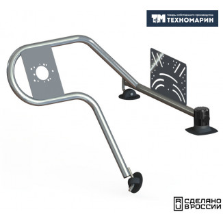 Стойка рулевая с креплением на баллон надувной лодки 32мм быстросъемная Стойка рулевая с креплением на баллон надувной лодки 32мм быстросъемная