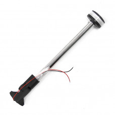 Огонь круговой светодиодный на наклонной стойке 360 мм, нержавеющая сталь Огонь круговой светодиодный на наклонной стойке 360 мм, нержавеющая сталь