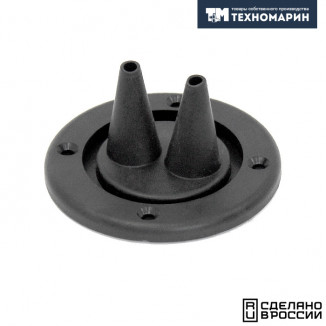 Кожух для тросов газ-реверс черный