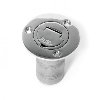 Горловина заливная SUNFINE 38мм прямая (Fuel), нержавеющая сталь