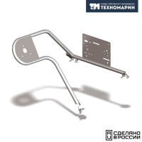 Стойка рулевая с креплением на баллон надувной лодки  25мм Стойка рулевая с креплением на баллон надувной лодки  25мм