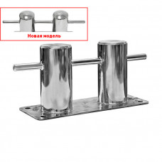 Кнехт двойной 60 мм с основанием (Уц) Кнехт двойной 60 мм с основанием (Уц)