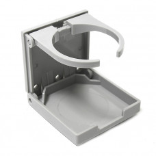 Держатель стакана регулируемый, серый пластик SUNFINE, 97x94мм Держатель стакана регулируемый, серый пластик SUNFINE, 97x94мм