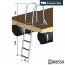 Трап для причальной секции складной, 4 ступени ироко (ширина 400мм.) Трап для причальной секции складной, 4 ступени ироко (ширина 400мм.)