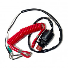 Кнопка аварийного выключения двигателя с чекой Yamaha 65W-82575-01 Кнопка аварийного выключения двигателя с чекой Yamaha 65W-82575-01