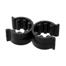 Кронштейн для трапов двойной 18/25 мм, пластмасса Кронштейн для трапов двойной 18/25 мм, пластмасса