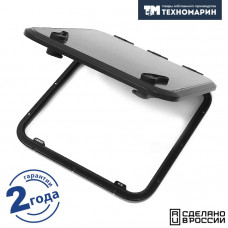 Люк палубный распашной низкопрофильный Фрегат 461х461 R42.5 (черное исполнение)