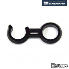 Крючок фиксатор трапа 25мм черный Крючок фиксатор трапа 25мм черный