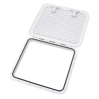 Крышка рундука SEAFLO 460x520 мм с замком, белый пластик