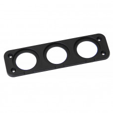 Тройная пластина переднего крепления прикуривателя и разъемов NEKEKE Тройная пластина переднего крепления прикуривателя и разъемов NEKEKE