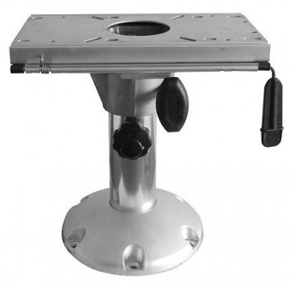 Стойка для сидений 325-457мм c переходником, алюминий