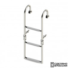 Трап складной с горизонтальным креплением, 3 серых ступени (ширина 270 мм.) Трап складной с горизонтальным креплением, 3 серых ступени (ширина 270 мм.)