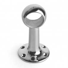 Держатель леера 25.4мм со сквозным отверстием, высота 87 мм Держатель леера 25.4мм со сквозным отверстием, высота 87 мм