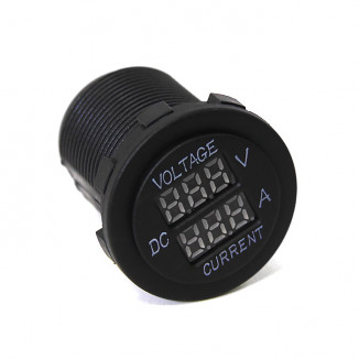 Амперметр/Вольтметр 6-30В/0A-10A с красной подсветкой NEKEKE