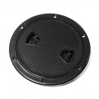 Крышка люка технологическая SUNFINE 153 мм, черная (Замена EASTERNER C12793N)