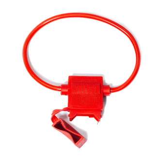 Держатель для предохранителя типа ATC на проводе SUNFINE, красный