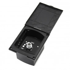 Внешний вывод в боксе с регулировкой подачи 1/2" SUNFINE, черный Внешний вывод в боксе с регулировкой подачи 1/2" SUNFINE, черный