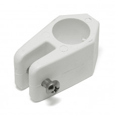 Кронштейн рамы тента 7/8" скользящий, пластмасса белая Кронштейн рамы тента 7/8" скользящий, пластмасса белая