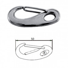 Карабин 50мм, нерж.сталь Карабин 50мм, нерж.сталь