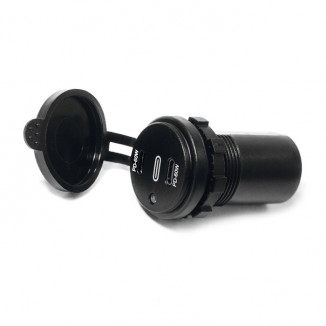 Панель с двойным USB Type-C разъемом SUNFINE (PD, MAX:60W) (PD, MAX:60W)  