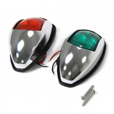 Огни бортовые светодиодные 103х61х65 мм, серебристый корпус Огни бортовые светодиодные 103х61х65 мм, серебристый корпус